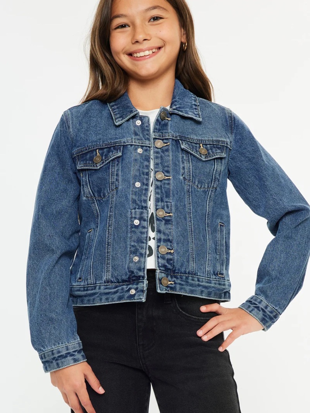 Gap Girls' Classic Blue Denim Jacket